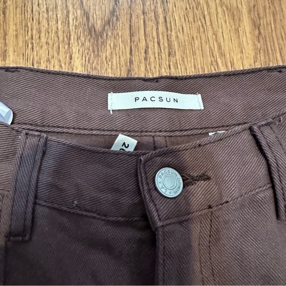 - PacSun Brown Ultra High Waisted Fitted Flare Pants - Picture 7 of 13